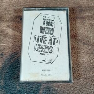 The Who Live At Leeds MCA MCAC37000 Cassette Tape Rock Music